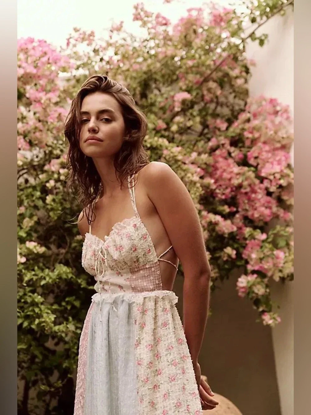 For Love & Lemons Elula Maxi Patchwork Dress - Picture 4 of 15